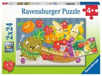 Ravensburger 5248 Puzzle 2 x 24 Teile Freche Früchte