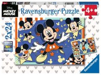 Ravensburger 5578 Puzzle 2 x 24 Teile Disney Mickey...