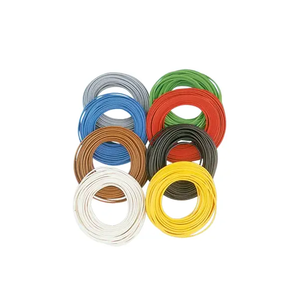 Brawa 3121 Zw.-Litze 0,14 mm², 5 m Ring, gelb