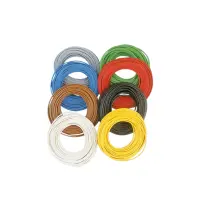Brawa 3121 Zw.-Litze 0,14 mm², 5 m Ring, gelb