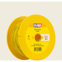 Brawa 3221 Litze 0,50 mm², 40 m Spule, gelb