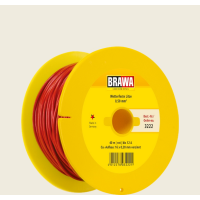 Brawa 3222 Litze 0,50 mm², 40 m Spule, rot