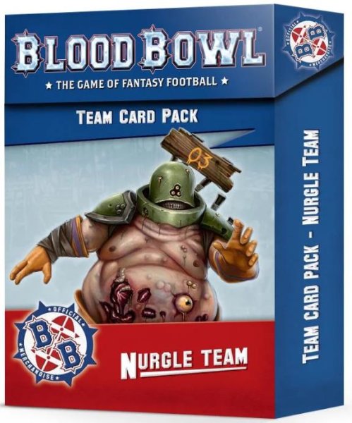 Games Workshop 200-49 BLOOD BOWL: NURGLE TEAM CARD PACK