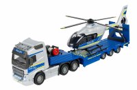 Majorette 213716000 Volvo Truck +  Airbus Police Helicopter