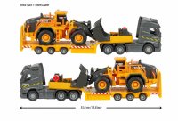 Majorette 213726000 Volvo Truck + Wheel Loader