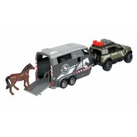 Majorette 213776000 Land Rover Horse Carrier
