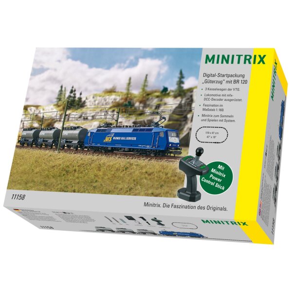 Minitrix Digital Startpackung Güterzug
