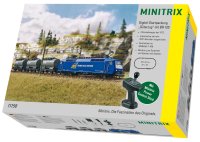 MINITRIX T11158 Digital-Startpackung Güterzug mit...