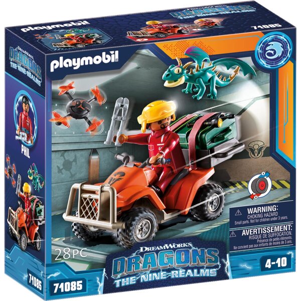 PLAYMOBIL 71085 Dragons: The Nine Realms - Icaris ATV + Phil