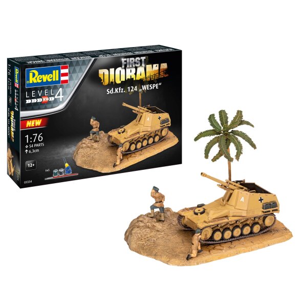 REVELL 03334 First Diorama Set - Sd.Kfz. 124 Wespe