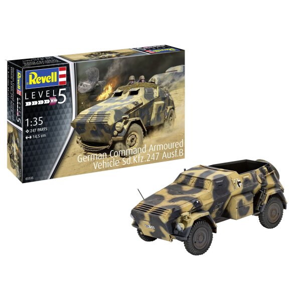 REVELL 03335 German Command Armoured Vehicle Sd.Kfz.247 Ausf.B