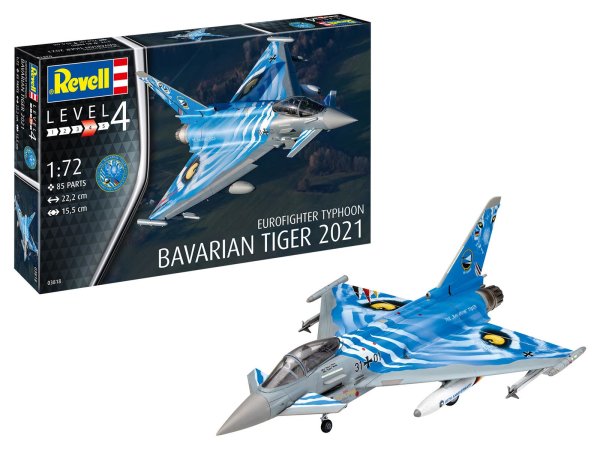 REVELL 03818 Eurofighter Typhoon "The Bavarian Tiger 2021"