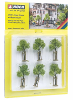 NOCH 21538 Junge Bäume mit Baumstützen