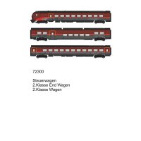 Jägerndorfer -  72302 H0 DC 3 tlg Railjet 2 ÖBB...