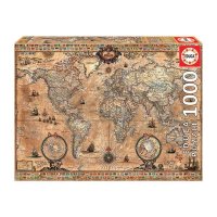 EDUCA 15159 Antike Weltkarte 1000 Teile Puzzle