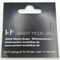 Weinert 8291 Bremsschläuche, gerippt 4Stück