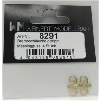 Weinert 8291 Bremsschläuche, gerippt 4Stück