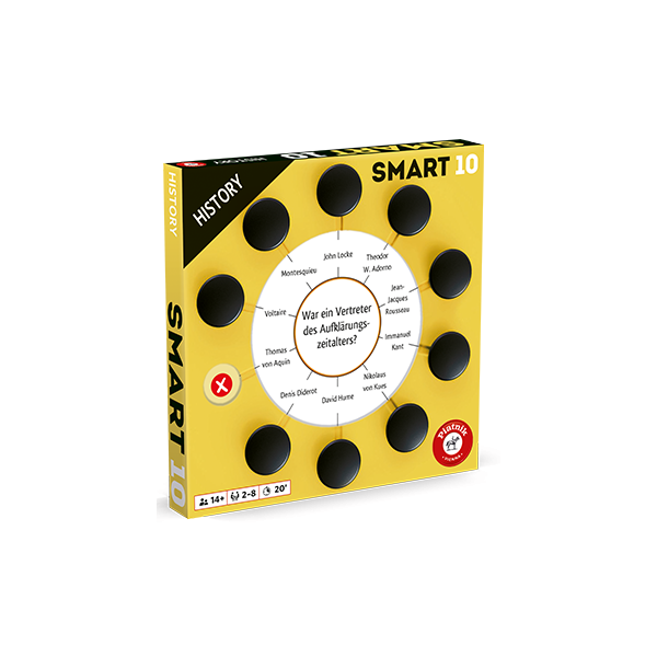 PIATNIK 724398 FAMILIENSPIEL Smart 10 Zusatzfragen History