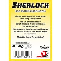 ABACUSSPIELE 48221 Sherlock-Das Familiengeheimnis, Krimi Kartenspiel