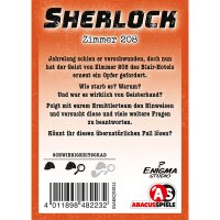 ABACUSSPIELE 48223 Sherlock-Zimmer 208, Krimi Kartenspiel