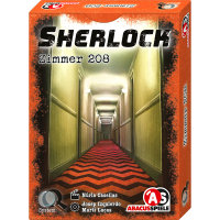 ABACUSSPIELE 48223 Sherlock-Zimmer 208, Krimi Kartenspiel