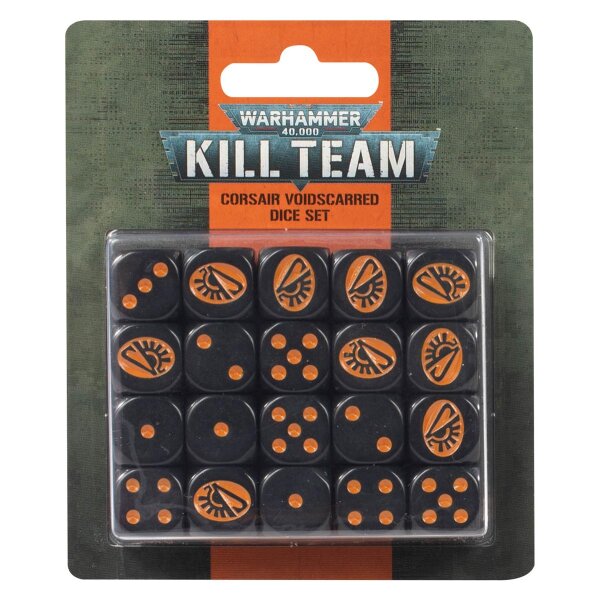 Games Workshop 102-95 KILL TEAM: CORSAIR VOIDSCARRED DICE SET