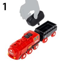 BRIO 36017 BRIO Batterie-Dampflok Set