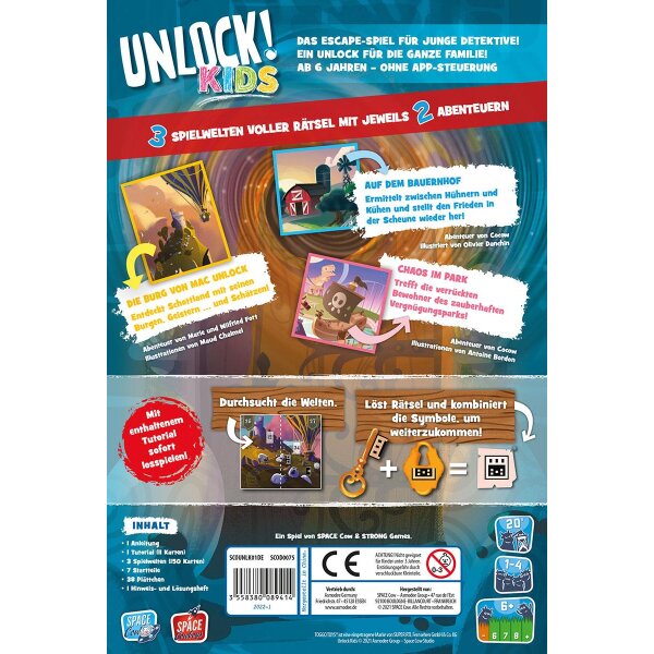 Asmodee SCOD0075 Unlock! Kids