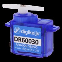 DIGIKEIJS DR4024_BOX Complete set including 1x servo decoder, 4x mini servo and 4x 50cm extension cable