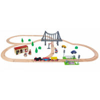 Eichhorn 100006204 Bahn, Bahnset mit Brücke