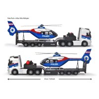 Majorette 213716000013 Volvo Truck +  Airbus Police Helicopter
