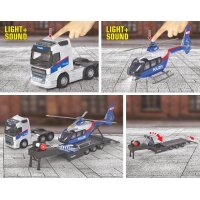 Majorette 213716000013 Volvo Truck +  Airbus Police Helicopter