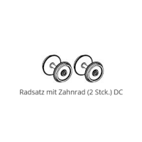 PIKO ET51628-71 Radsatz mit Zahnrad (2 Stck.) DC