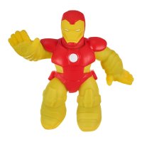 Moose Toys 41375 Heroes of Goo Jit Zu Marvel-Helden-Packung. Der unbesiegbare Iron Man elastisch, 11,5 cm groß,