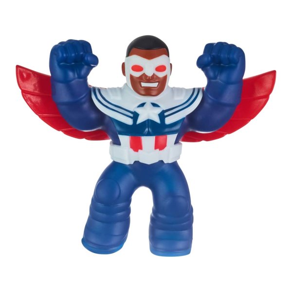 Moose Toys 41376 Heroes Of Goo Jit Zu - Marvel Heldenpack Captain America - Sam Wilson