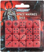 Games Workshop 86-62 CHAOS SPACE MARINES DICE