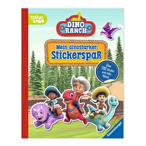 Ravensburger 49689 Dino Ranch: Mein dinostarker Stickerspaß