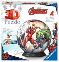 Ravensburger 11496 Marvel Avengers 3D Puzzle-Ball 72 T.