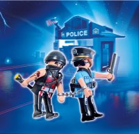 PLAYMOBIL 5816 Duo Pack Polizist und Verbrecher