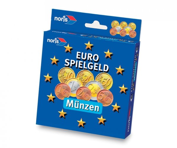 Noris 606521012 Euro Spielgeld Münzen