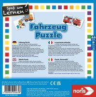 Noris 608985663 Fahrzeuge-Puzzle