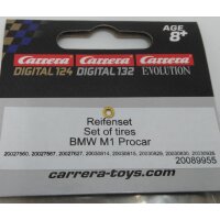 CARRERA 20089955 EV+DIG 132 REIFENSET20027560, 20027567, 20030814, 20030815, 20030829, 20030830