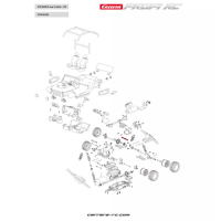 CARRERA 370410192 PROFI SPURSTANGEN HINTEN 2 STK #183001/2