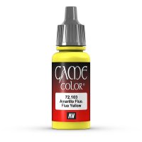 Vallejo Game Color: 103 Fluo Yellow, 17 ml