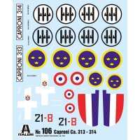 ITALERI 510000106 1:72 Caproni CA.313/314