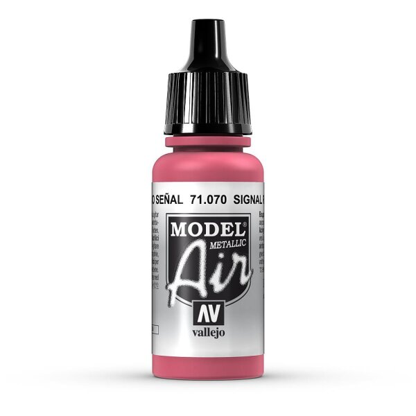 Vallejo (771070) Signalrot, Metallic, 17 ml
