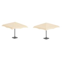 FALLER 180862 - 2 Rechteckige Sonnenschirme