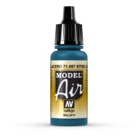 Vallejo (771087) Stahlblau, 17 ml