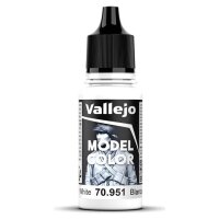 Vallejo 70951 Weiß, Matt, 18 ml