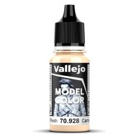 Vallejo 70928 Helle Hautfarbe, Matt, 18 ml